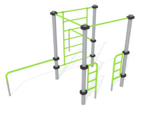 7488 7488 NIEUW: Set STREET WORKOUT combi 4 posts